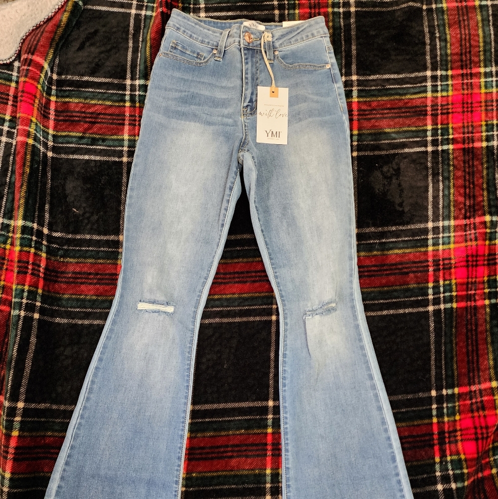YMI Jeans flare high rise